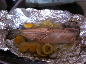 cooked trout